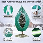 Plant Covers Freeze Protection W zipper   Drawstring Warm Blanket 3 Sizes Winter