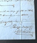 New York Stampless Cover  Signed By H B Washburn  Phelps Dodge Co   Feb 5 1848