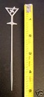 6 X Tall 5  Cocktail Picks For Martini Glass Glasses Food Grade Stainless Steel