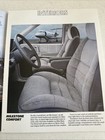 1987 Dodge Mini Ram Van Sales Brochure With Paint Codes
