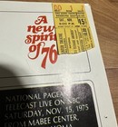 Miss Teenage America Pageant 1976 Program With Ticket Stub Mabee Center