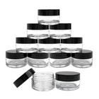 30 Pack 5ml  Empty Cosmetic Sample Jars Makeup Lip Balm Cream Travel Containers