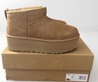 Ugg Classic Ultra Mini Platform Chestnut Size 8 Boots 1135092  100  Authentic