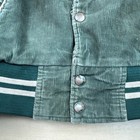 Vintage Corduroy Varsity Letterman Boys Youth Hockey Jacket Thrashed Sz 10