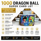 1000 Dbs Dragon Ball Super Card Lot - 100 Foils   2 Sr Bonus - Mixed Sets