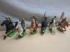 Vintage 1971 Set Of 6 Britains Deetail Confederate Civil War Cavalry  England
