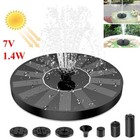 1 4w Solar Fountain Pump For Bird Bath  Pond - High Lift 70cm  Quick Start    3s