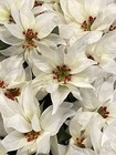 Vintage 28 Artificial Christmas Silk Poinsettia Flower Bouquets Decor