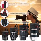 Waterproof Well Padded Zippered Dslr Camera Lens Case Protector Bag Case Set