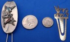 Vintage Hummingbird Lot  Southwestern Hair Barrette   Metal Bookmark Page Clip