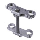 45 48mm Triple Tree Clamp Silver Aluminum Cnc Front Fork Mounting Clamp