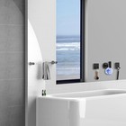 11piece Matte Black Bathroom Accessories Set Stainless Steel Bath Towel Bar Set