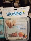 3 Stasher Silicone Reusable Sandwich Storage Food Bags Plastic Free   New 