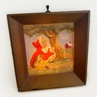 Vintage Little Red Riding Hood Portable Lamp By Vinson Levinson Underwriters Lab