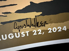 Pearl Jam Poster Missoula Montana Show Edition 2024 Signed Cyrus Walker