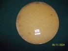 Antique Victorian Chimney Flue Cover  Angel Round Glass  7 3 4 