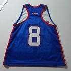 Team 91 Lacrosse Reversible Jersey Youth L xl Blue White Spellout Graphic  8