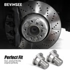2pcs Brake Disc Rotor Screw Set Replace 34211161806 Compatible Stainless Steel-2