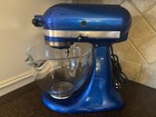 Kitchenaid 5qt Tilt-head Stand Mixer Metallic Royal Blue W add   l Scraper Paddle