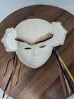 Vtg Native American Ceramic Hand Painted Mask Tribal Clay Art San Francisco 1988