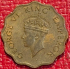 High Grade Au Details 1945 India 1 Anna World War Ii Era Foreign Coin-oct191