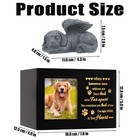 Pet Urns For Ashes  Large Wooden Pet Urns For Dog Or Cat Ashes With Dog Angel   