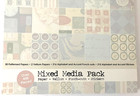 Colorbok Papers   Mixed Media - 30 Cardstock   2 Vellum   Stickers  Punch-outs 