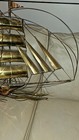 Vintage Mid Century Enormous Brass Copper Sailing Ship Schooner 47  X 30 
