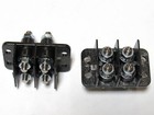 Terminal Blocks Through Panel 2 Circuit 175 Amp 300 Volt 1 4  Lugs Lot Of 2
