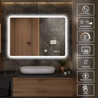 24 32in Led Bathroom Mirror Antifog Vanity Mirror Bluetooth 3 Color Temperature