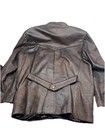 Vintage Traditional Leather Jacket Size 50 Brown Deer Edelweiss Country House Jacket Real Leather