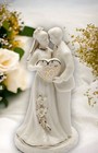 50th Anniversary Milestone-the Golden Wedding Anniversary-hand Crafted Ceramic C