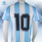Diego Maradona Signed Argentina 1986 World Cup Mexico Home Shirt W coa