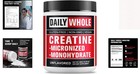 60 Servings Of Pure Creatine Monohydrate   Formula For Optimal Performance