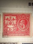 British Honduras Stamp Collection Page Kgvi Gv Upu 1949 War Overprint 25c 15c