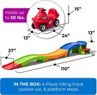 Toddler Toys Up   Down Roller Coaster Toy For Kids  Ride On Push Car  Multicolor