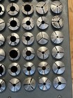 72 Assorted 5c Collets W  Rack Large Range   Emergency Hardinge Lyndex