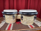Vintage Mij Bongos White Marine Pearl Made In Japan