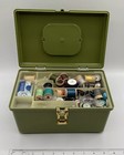 Vintage 1070s Wil-hold Wilson Mfg Sewing Box   Case Retro - Avocado Green