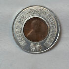 1948 Harry Elgin   Sons Inc  Good Luck Token Encased Wheat Penny Baltimore Md