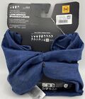 Buff Merino Lightweight Multifunctional Neckwear In Multi-stripe Indigo Nwt Cool