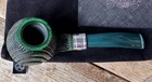 Rattray s Brave Heart  g  Sandblasted Green Bent Brandy  150  9mm Filter Pipe