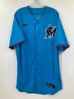 Brigham  17 Miami Marlins Nike Game Used Jersey Spring Training Size  46