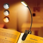 Usb Rechargeable Small Led Reading Book Light W  Flexible Clip Desk Table Lamp