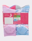 Hanes Crew Socks 10-pack Girls Ultimate Fashion Lightweight Ez Sort Comfort Fit