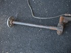 Vintage Antique Industrial Oc O  C  White Metal Shop Lamp Light Fixture Bracket
