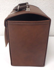 1980s Le-bo  1745 Carrying Case box 7  45 Rpm Vinyl Records 50-count Brown W tag