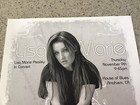     lisa Marie Presley House Of Blues Promo Flyer November 9 2005 Now What Tour    