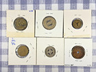 Lot  6  Transportation Transit Tokens New York Neb  Ill  Pa  Sp3690