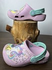 Crocs Fun Lab Unicorn Pink Childrens Size C11  Clogs With Strap